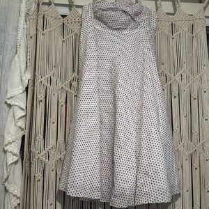 J. Crew Paloma Seersucker Strapless Dress 6